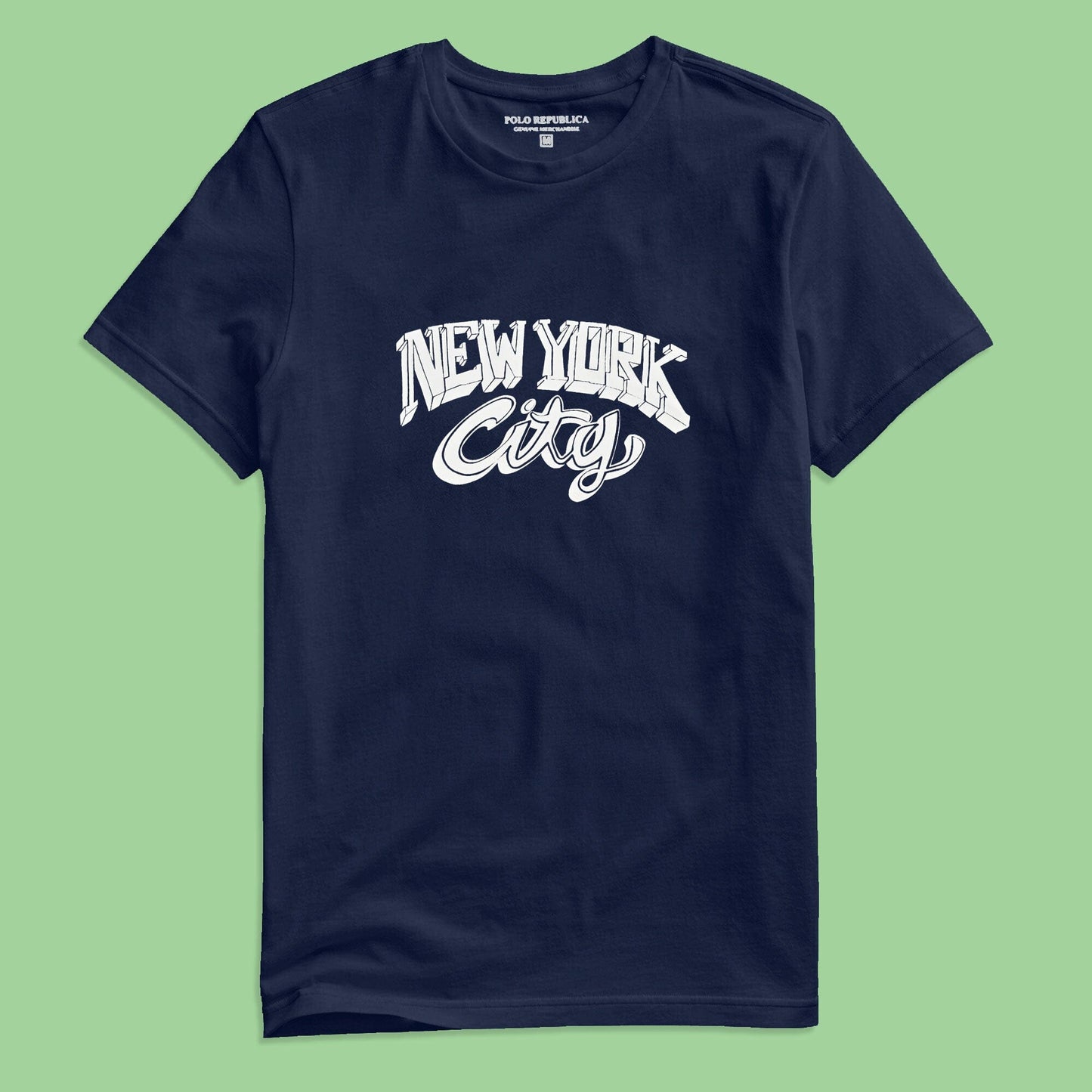Polo Republica Men's New York City Printed Short Sleeve Tee Shirt