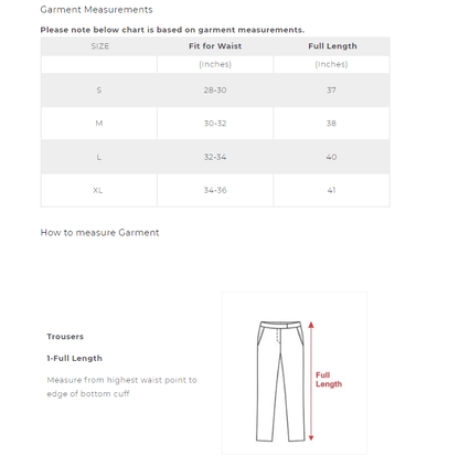Men's Solid Design Bottom Fit Terry Trousers Men's Trousers IBT 