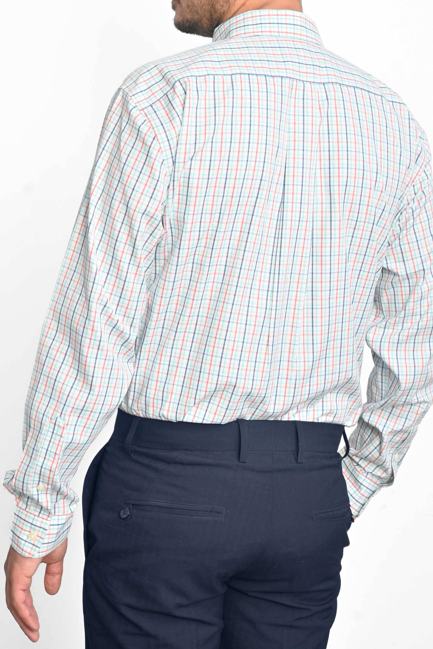 Cut Label Men's Haderslev Check Design Formal Shirt