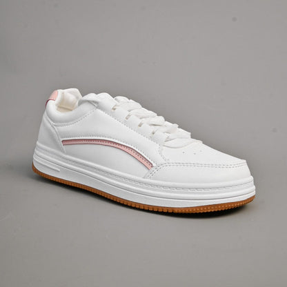 Walk Women's Trekist Chunky Sneakers Women's Shoes Hamza Traders White & Pink EUR 36 