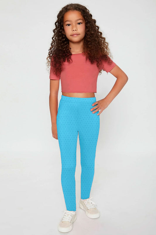 Hopio Girl's Printed Style Leggings Girl's Trousers MHJ 