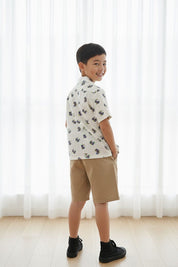 Styles Republic Boy's Floral Camp Collar Casual Shirt