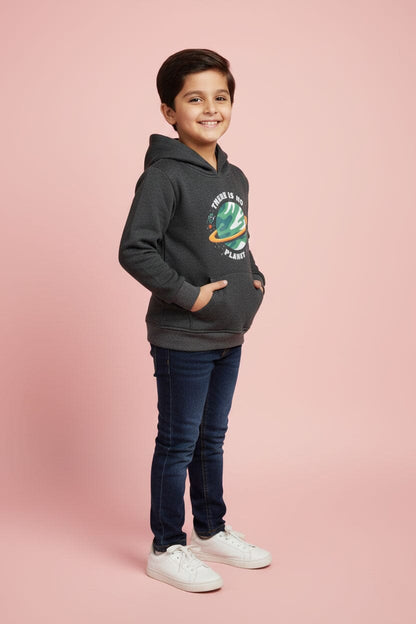 LFT Kid's There Is No Planet Pullover Hoodie