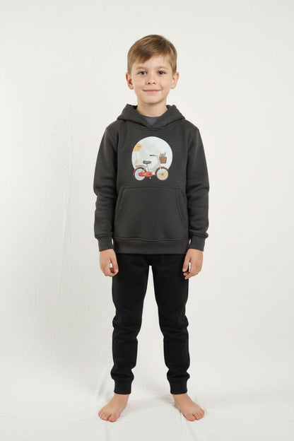 Tiny Teens Boy's Bicycle Pullover Hoodie