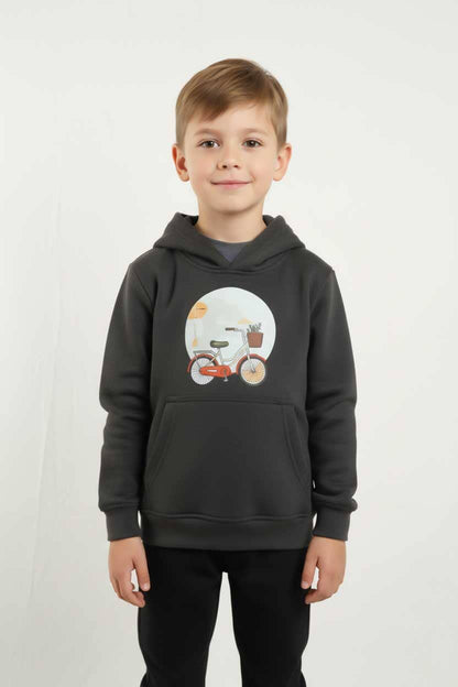 Tiny Teens Boy's Bicycle Pullover Hoodie