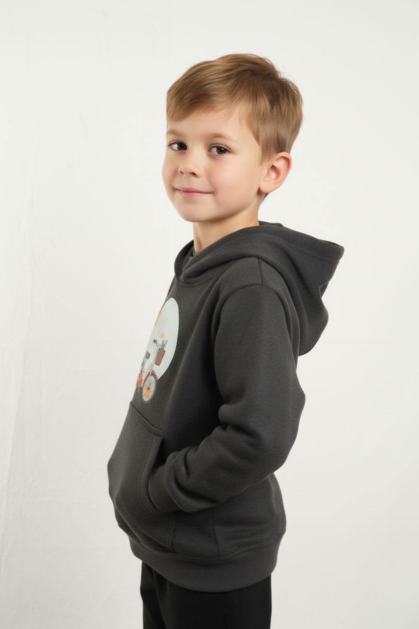 Tiny Teens Boy's Bicycle Pullover Hoodie