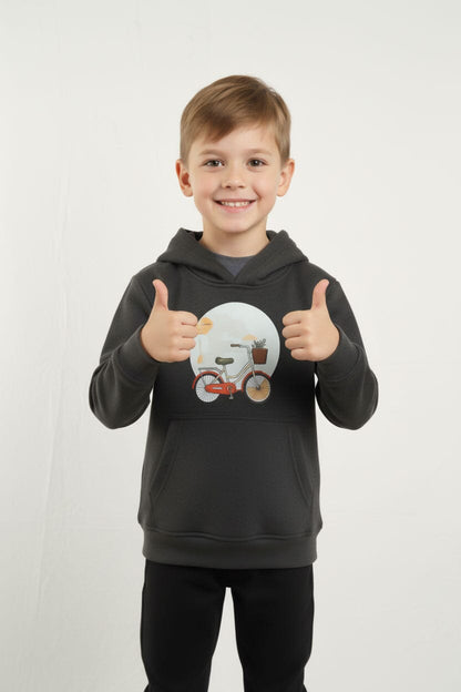 Tiny Teens Boy's Bicycle Pullover Hoodie