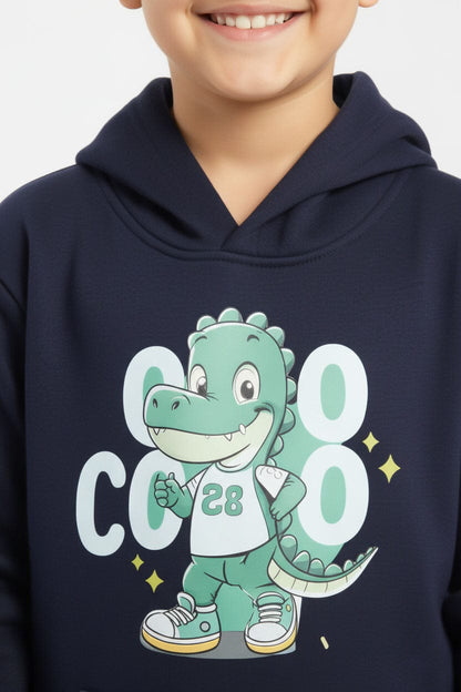 Baby Club Kid's Crocodile Pullover Hoodie