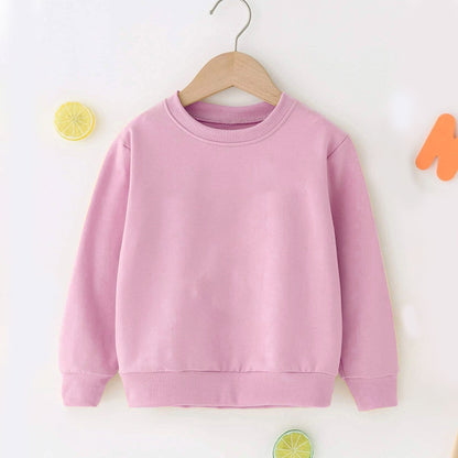 Rabbit Skins Kid's Solid Fleece Sweat Shirt Kid's Sweat Shirt SNR Pink 2 Years 
