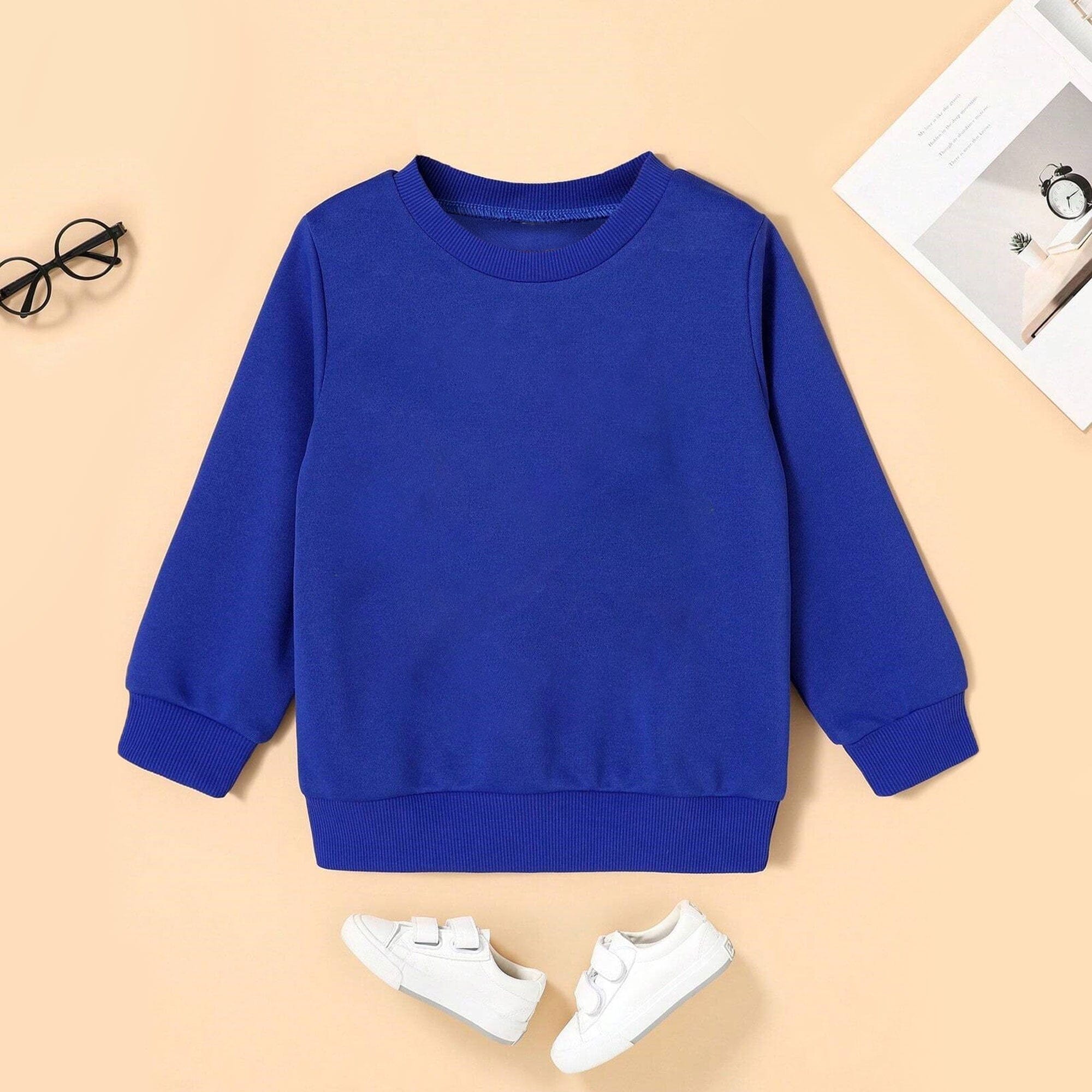 Rabbit Skins Kid's Solid Minor Fault Fleece Sweat Shirt Kid's Sweat Shirt SNR Royal 2 Years 