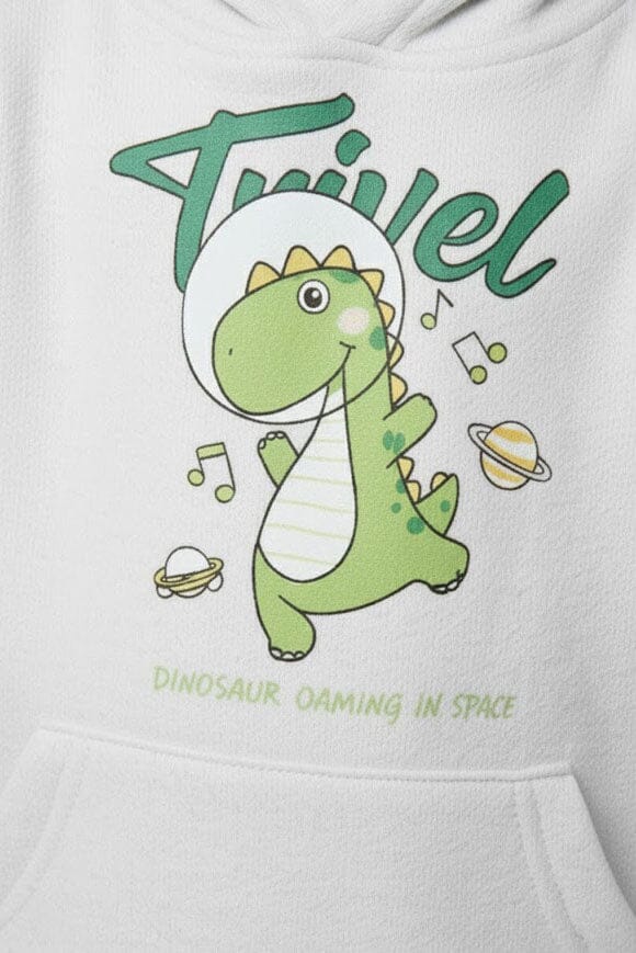 Baby Club Kid's Dinosaur Oaming Pullover Hoodie