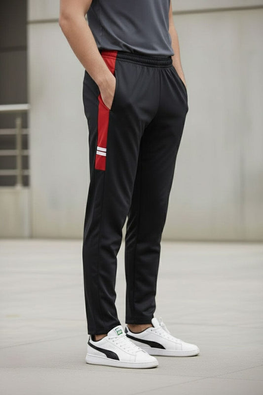 Men's Mini Striped Panel Activewear Trouser