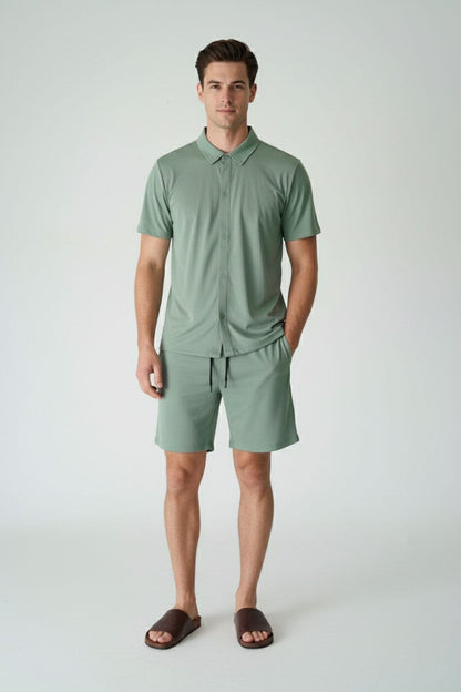 Polo Republica Men's Four-Way Stretch Twin Set