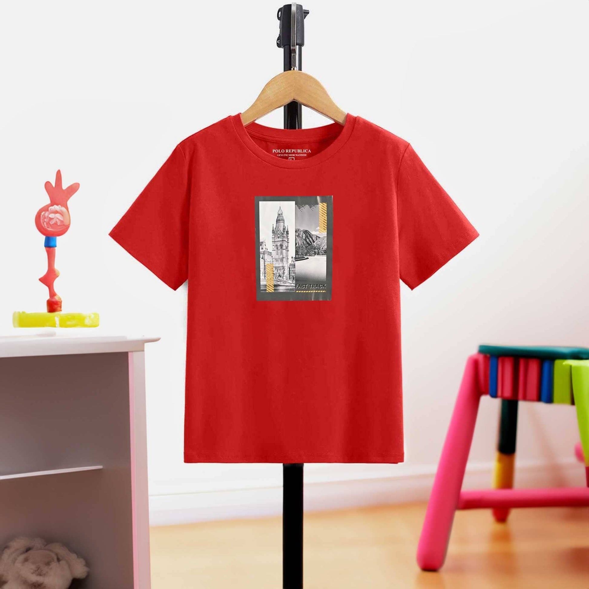 Polo Republica Boy's Fast Track Printed Tee Shirt Boy's Tee Shirt Polo Republica 