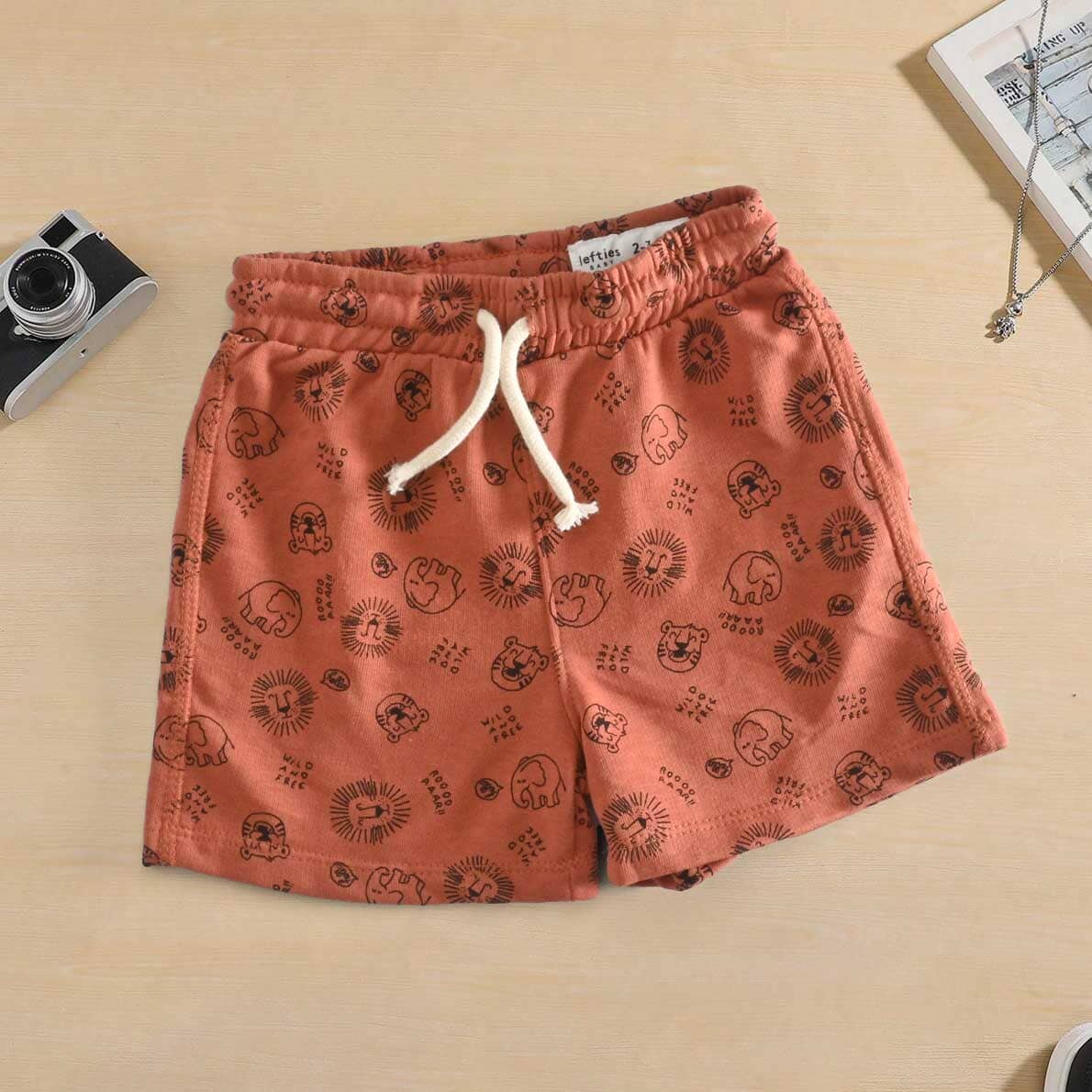 Lefties Baby Kid's Wild And Free Printed Terry Shorts