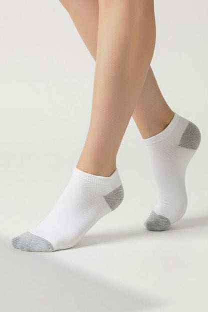 Janina Women's Contrast Ankle Socks - Pack Of 3