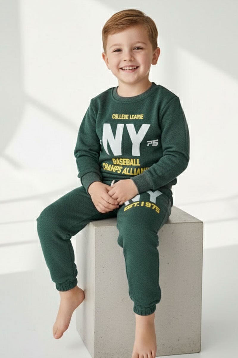 Tiny Teens Boy's NY Minor Fault Twin Set