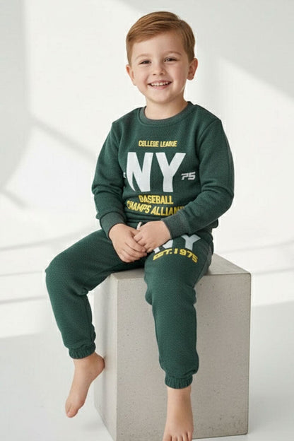 Tiny Teens Boy's NY Minor Fault Twin Set