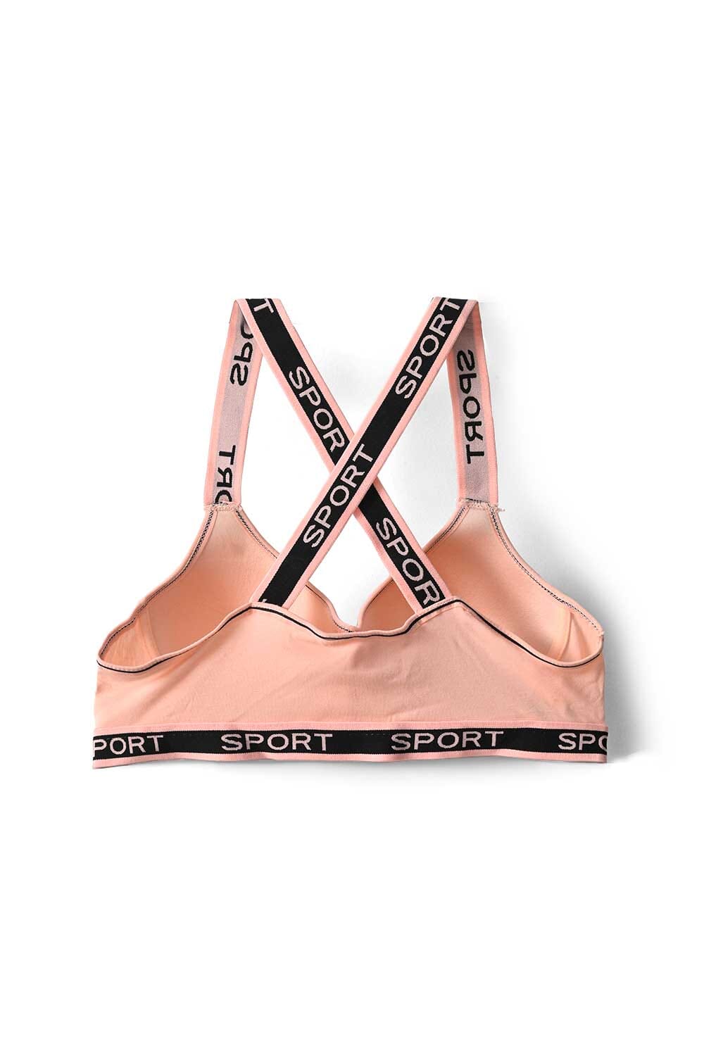 Yuluoting Women's Criss-Cross Sports Padded Bra