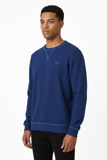 Eternity Premium Men's Waffle V-Notch Sweat Shirt