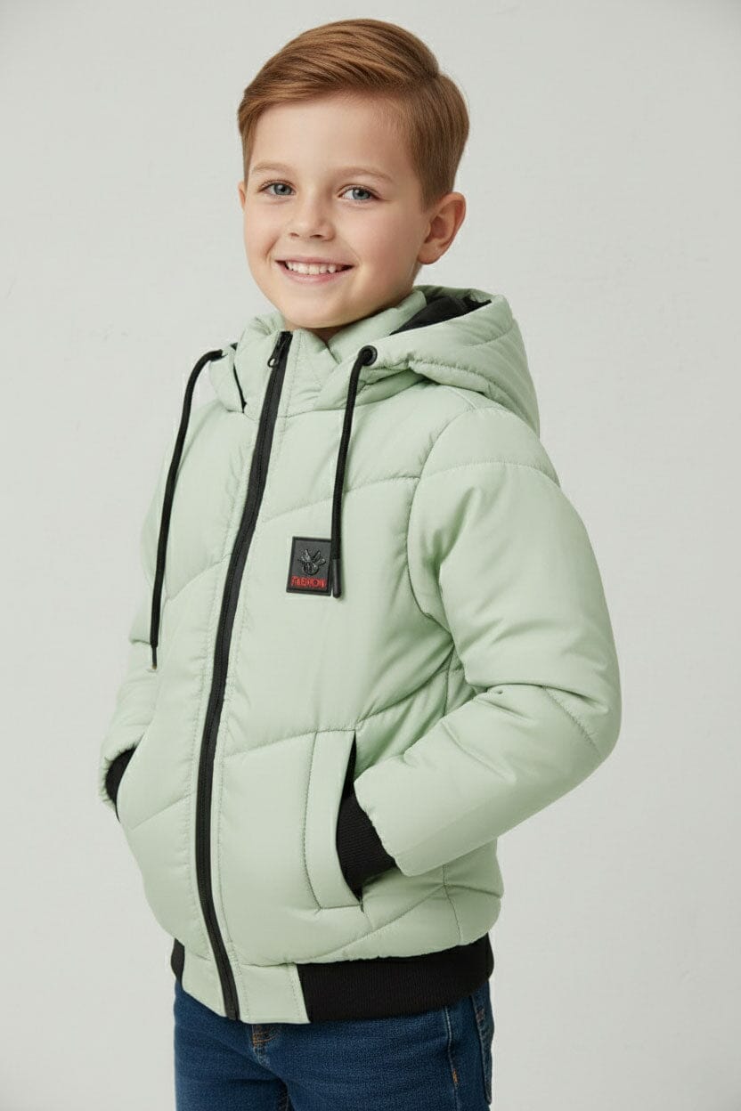 Boy's Fashion Hooded Puffer Jacket