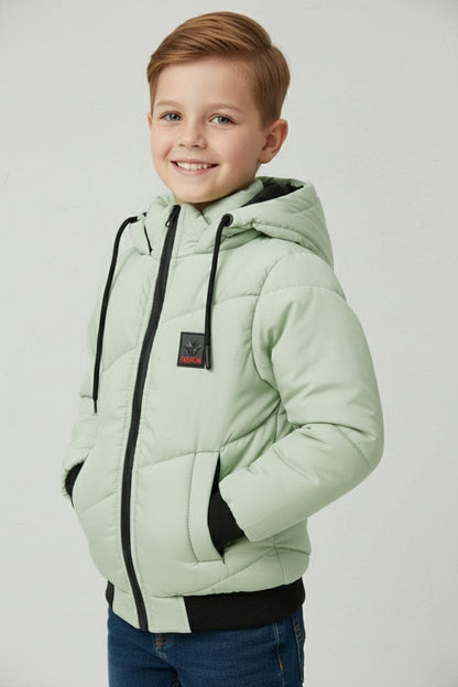 Boy's Fashion Hooded Puffer Jacket
