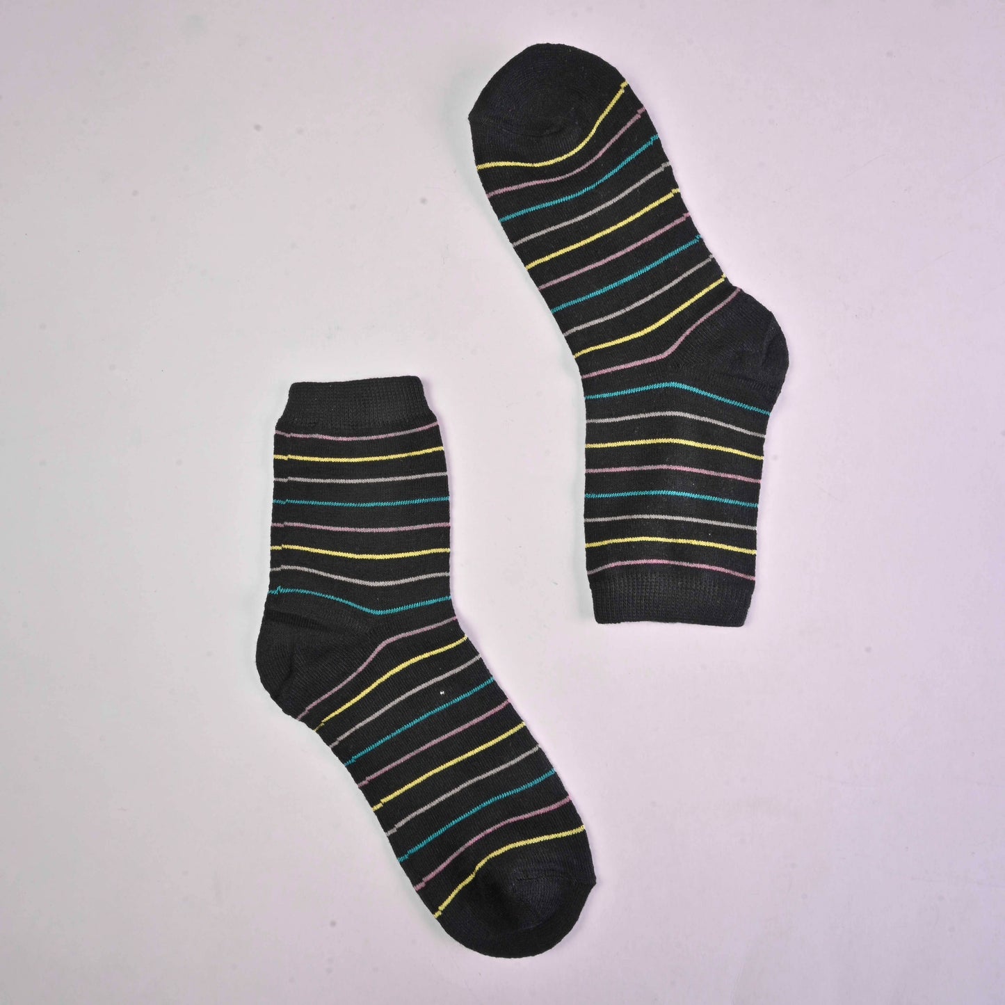 Women's Lining Style Classic Crew Socks Socks SRL Black D3 EUR 35-40