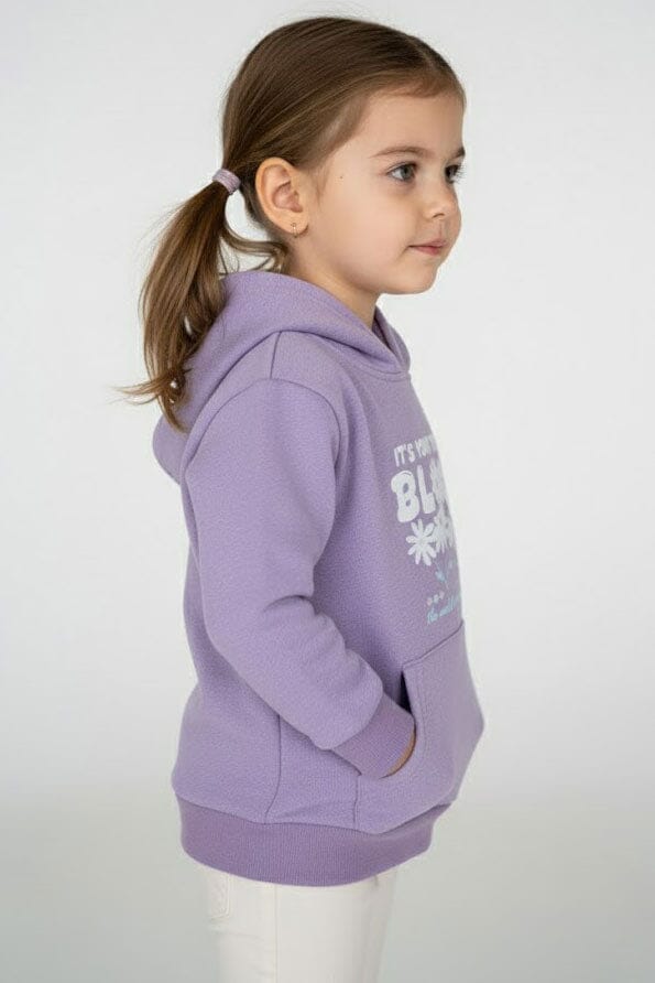 Baby Club Girl's Bloom Pullover Hoodie