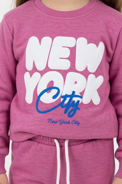 Tiny Teens Girl's New York City Twin Set