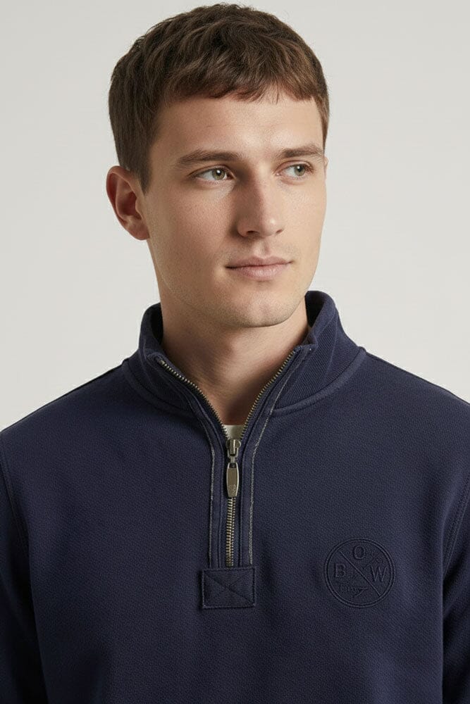 Men's Terry Quarter Zipper Sweatshirt