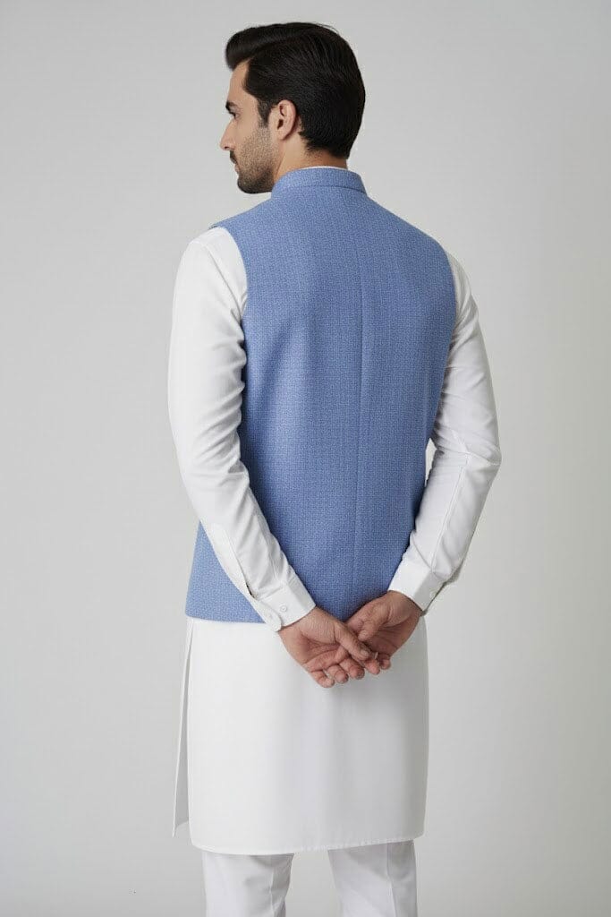 Ali Baba Men's Textured Premium Waistcoat