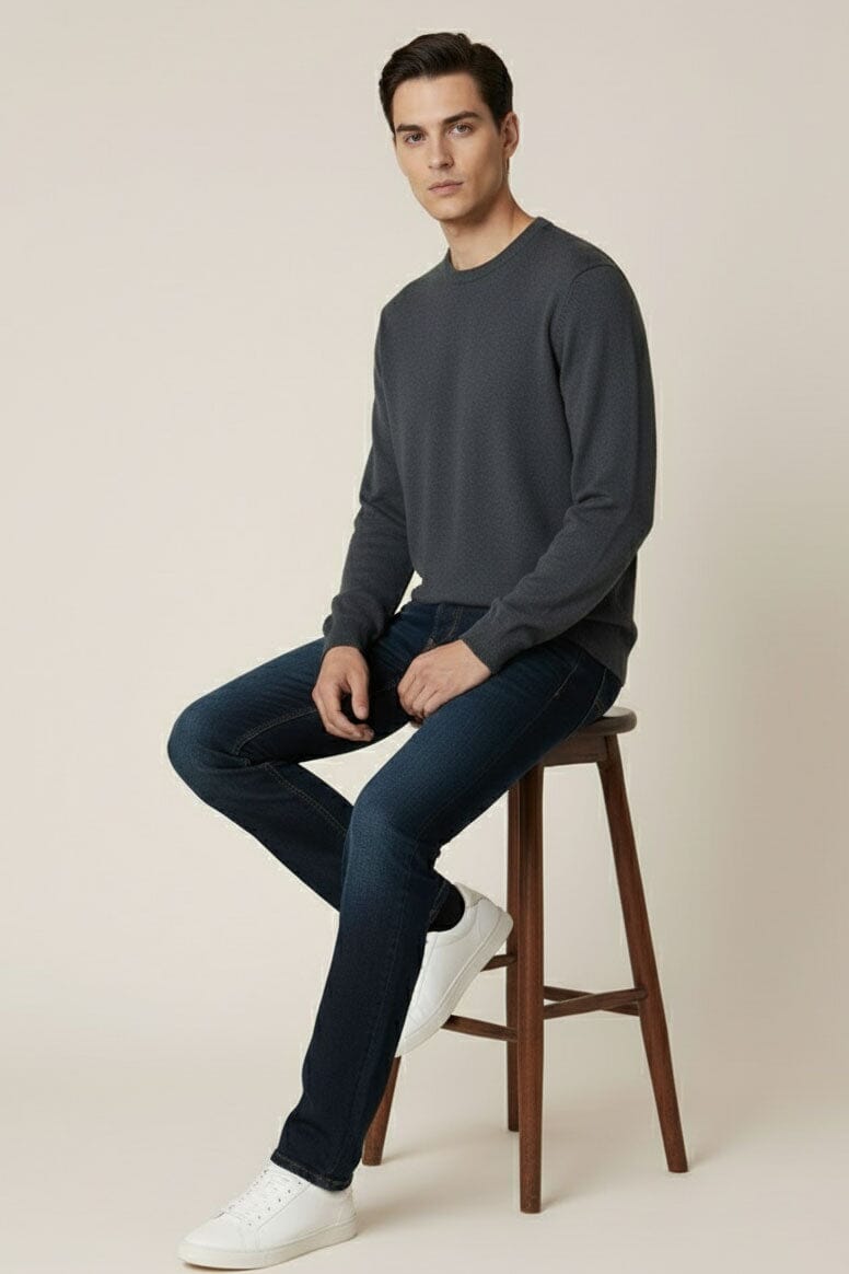 VT Men's Cotton Yarn Sweater