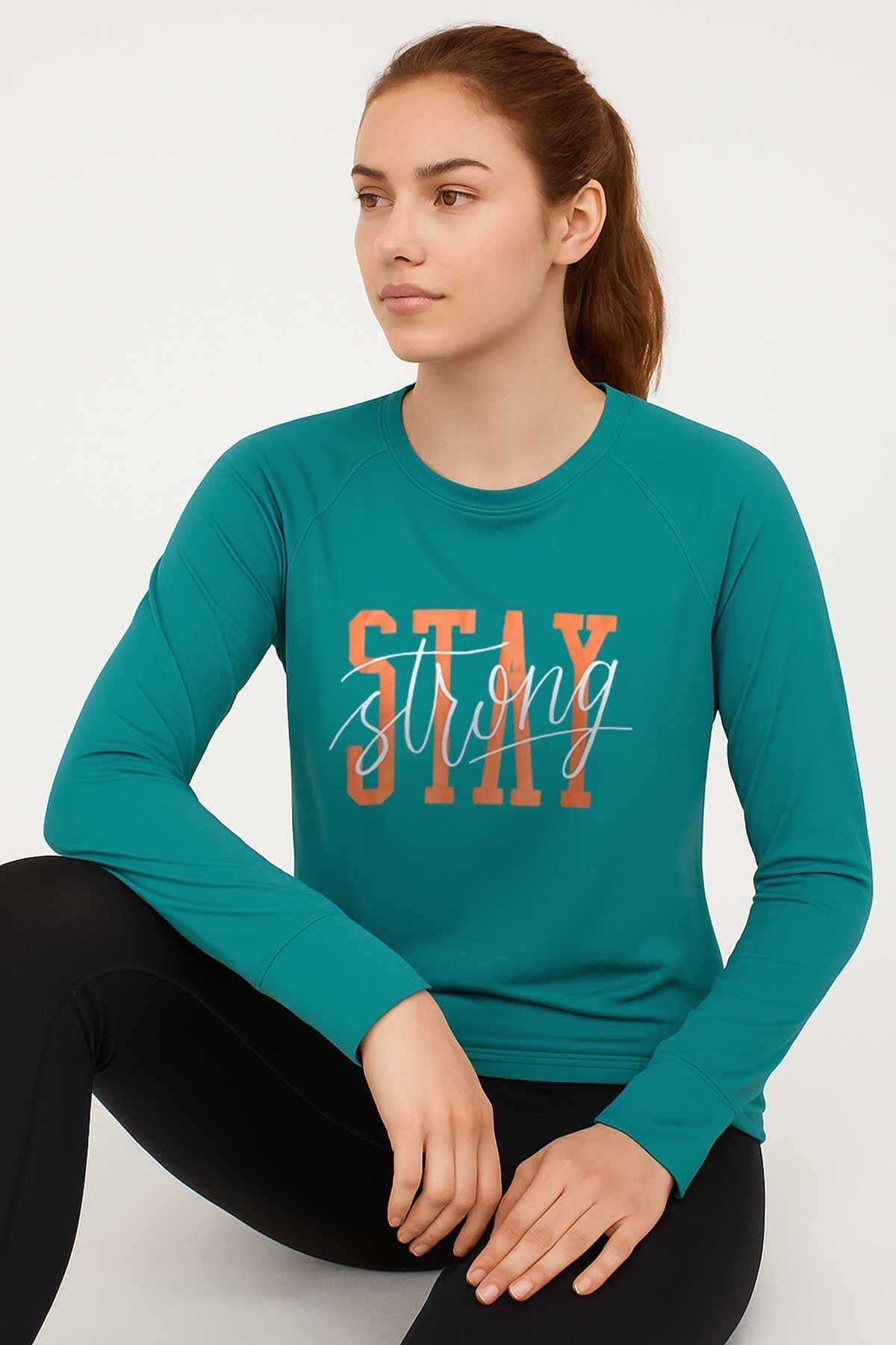 Polo Republica Women's Stay Strong Activewear Tee Shirt