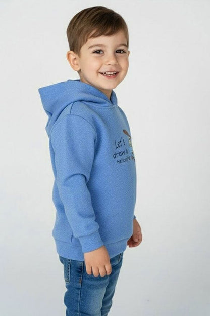 Baby Club Kid's Helicopter Pullover Hoodie