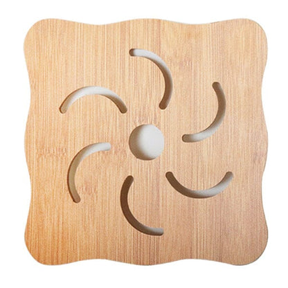 Heat Insulated Wooden Mat Placement Tea Coaster Crockery SRL D8 