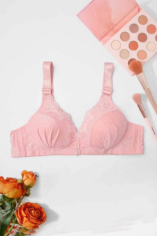 Women's Classic Floral & Lace Design Padded Bra Women's Lingerie RAM 