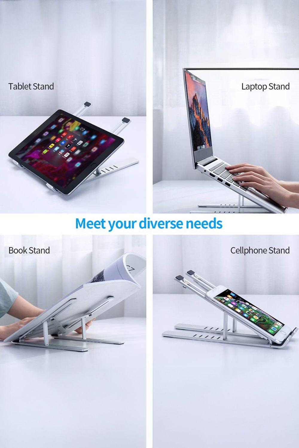 Creative Folding Storage Bracket Laptop Stand Mobile Accessories SDQ 