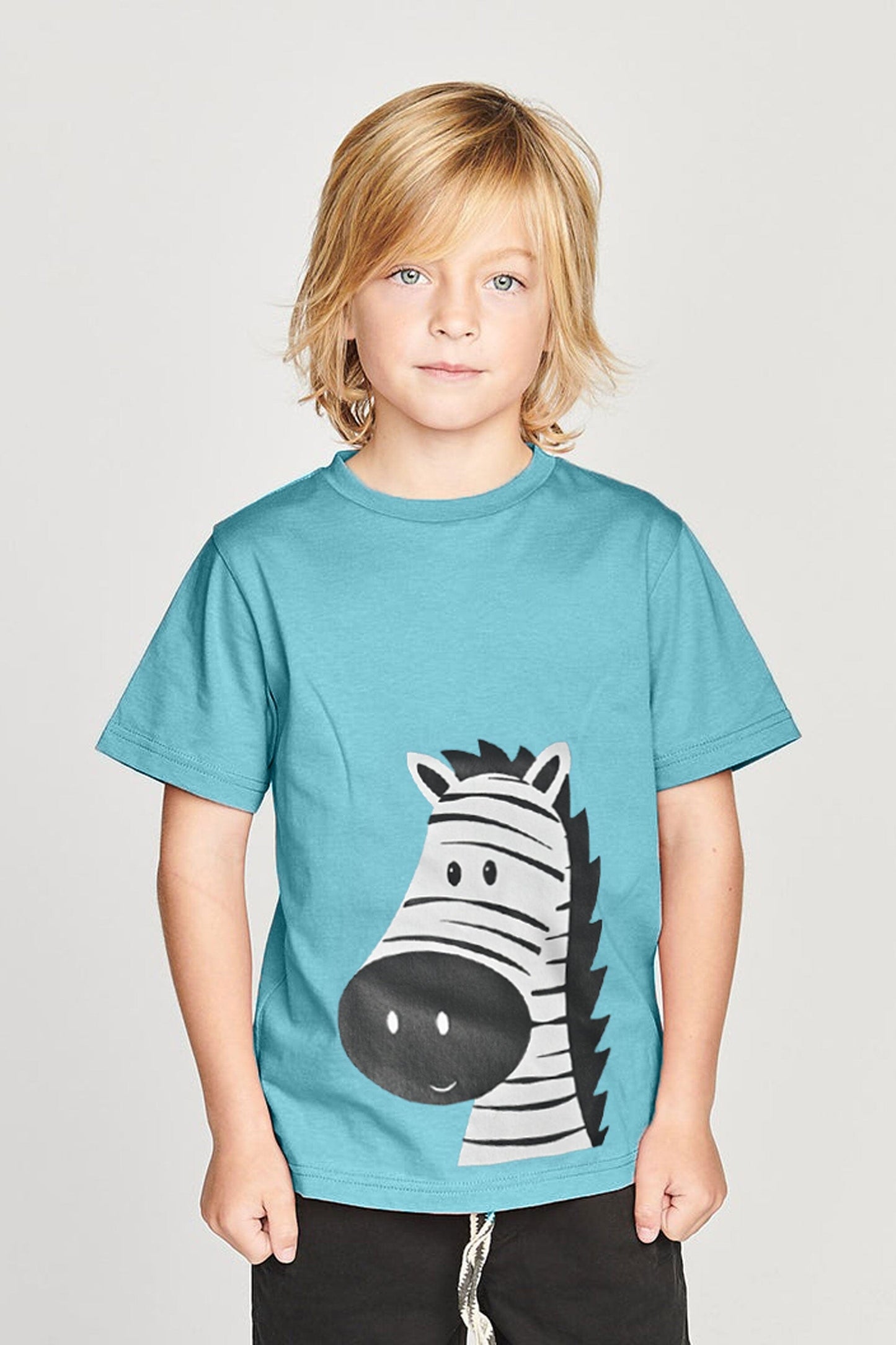 Polo Republica Boy's Zebra Printed Tee Shirt