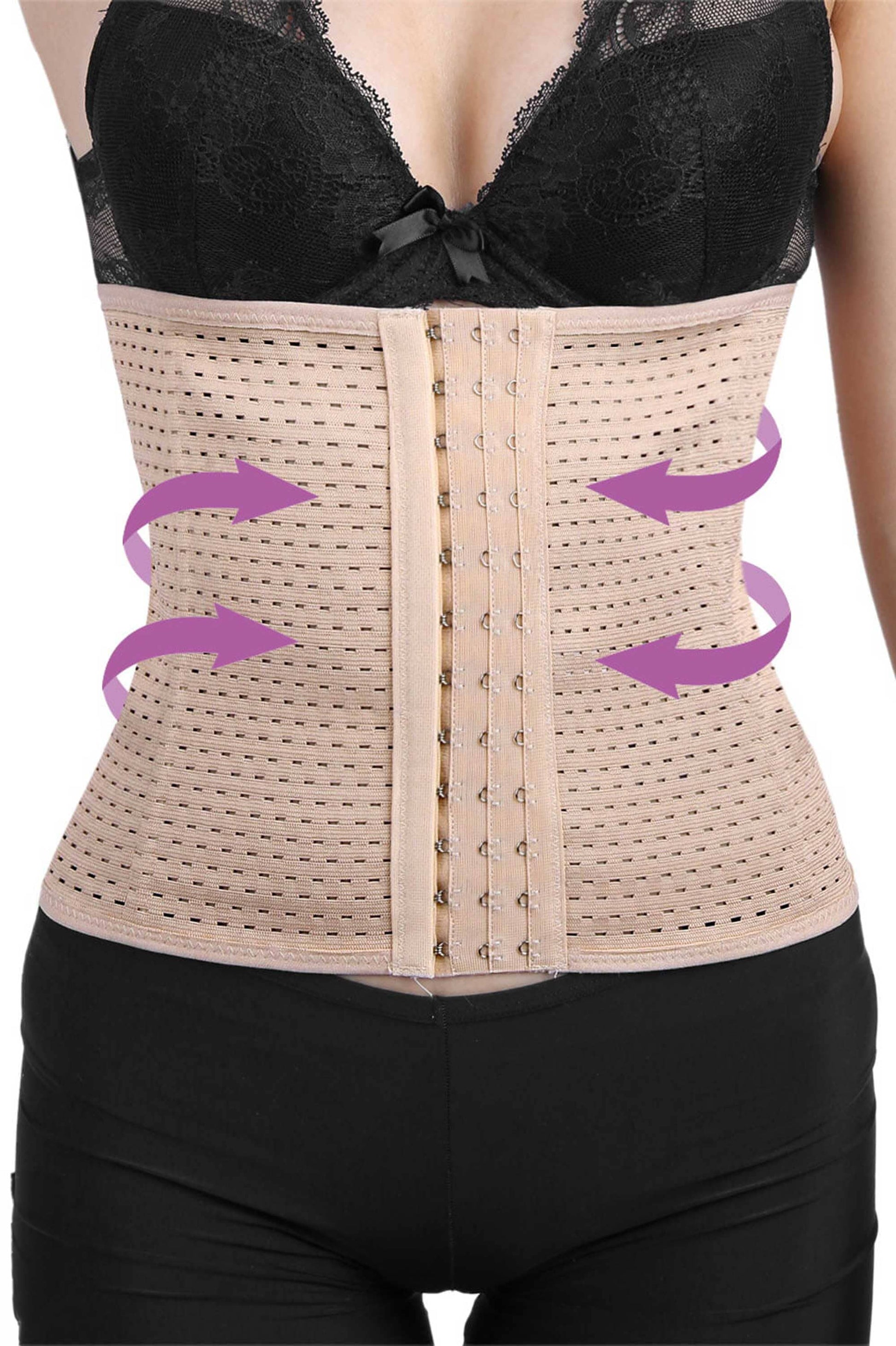 Body Shaper Tummy Waist Control Belt With Hooks