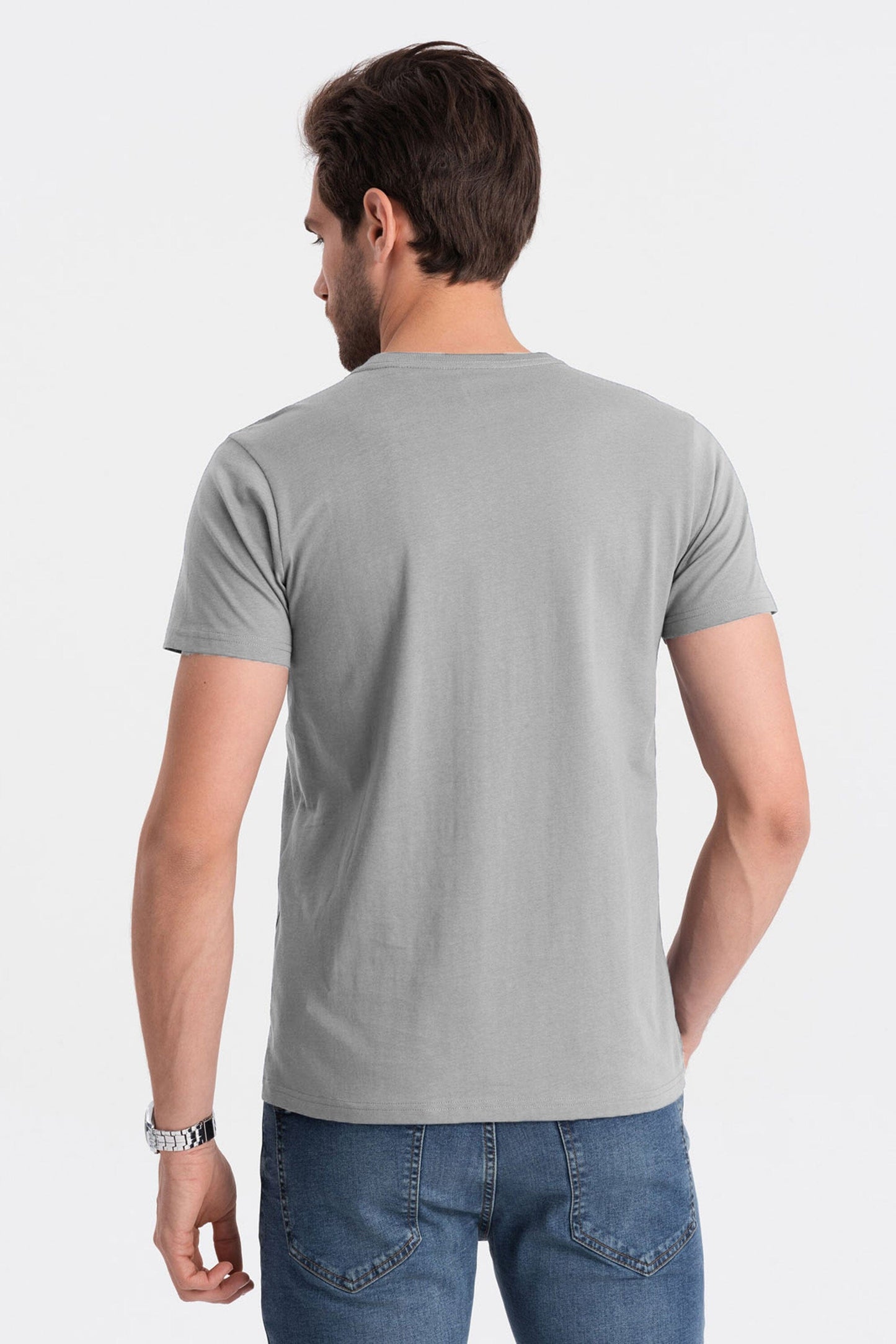 Fevlo Men's Palermo Solid Design Short Sleeve Tee Shirt Men's Tee Shirt Yasir Bin Asad (Sale Basis) 