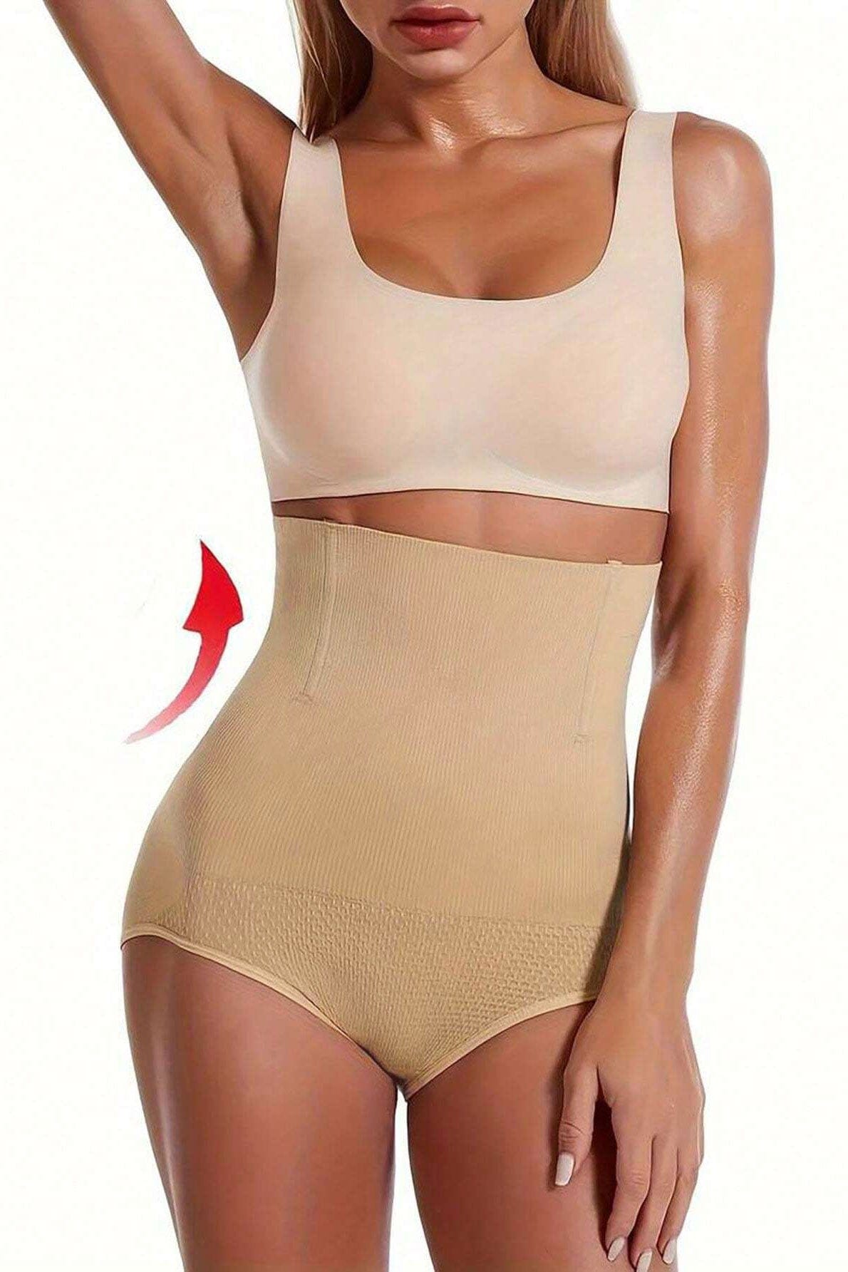 Women's High Waist Flexible Tummy Body Shaper Underwear Women's Panties CPUS 