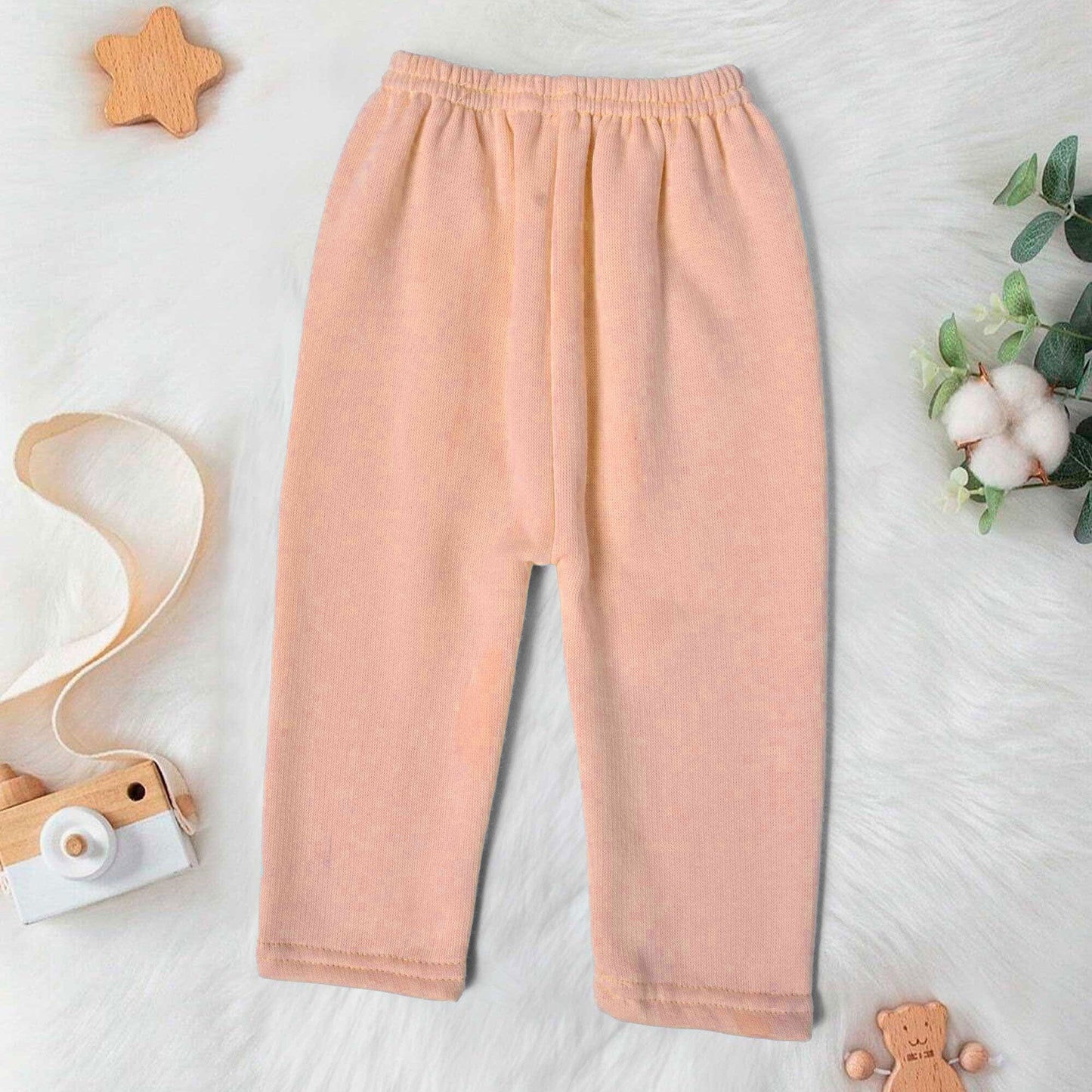 Kid's Soft Fleece Trousers Boy's Trousers SRL Pink (S) 0-3 Months 