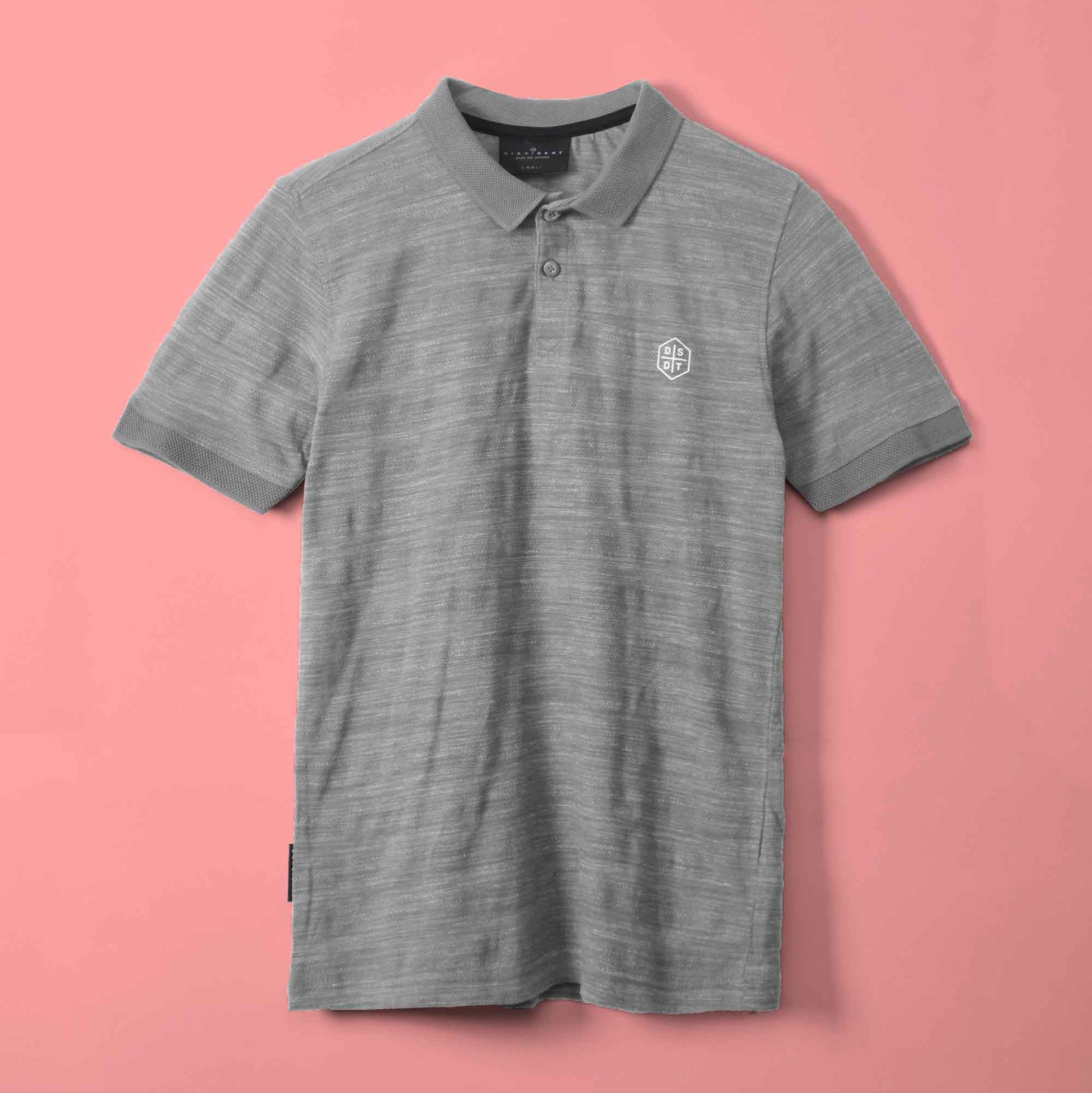 Dissident Men's Logo Design Short Sleeve Polo Shirt Men's Polo Shirt LFS 