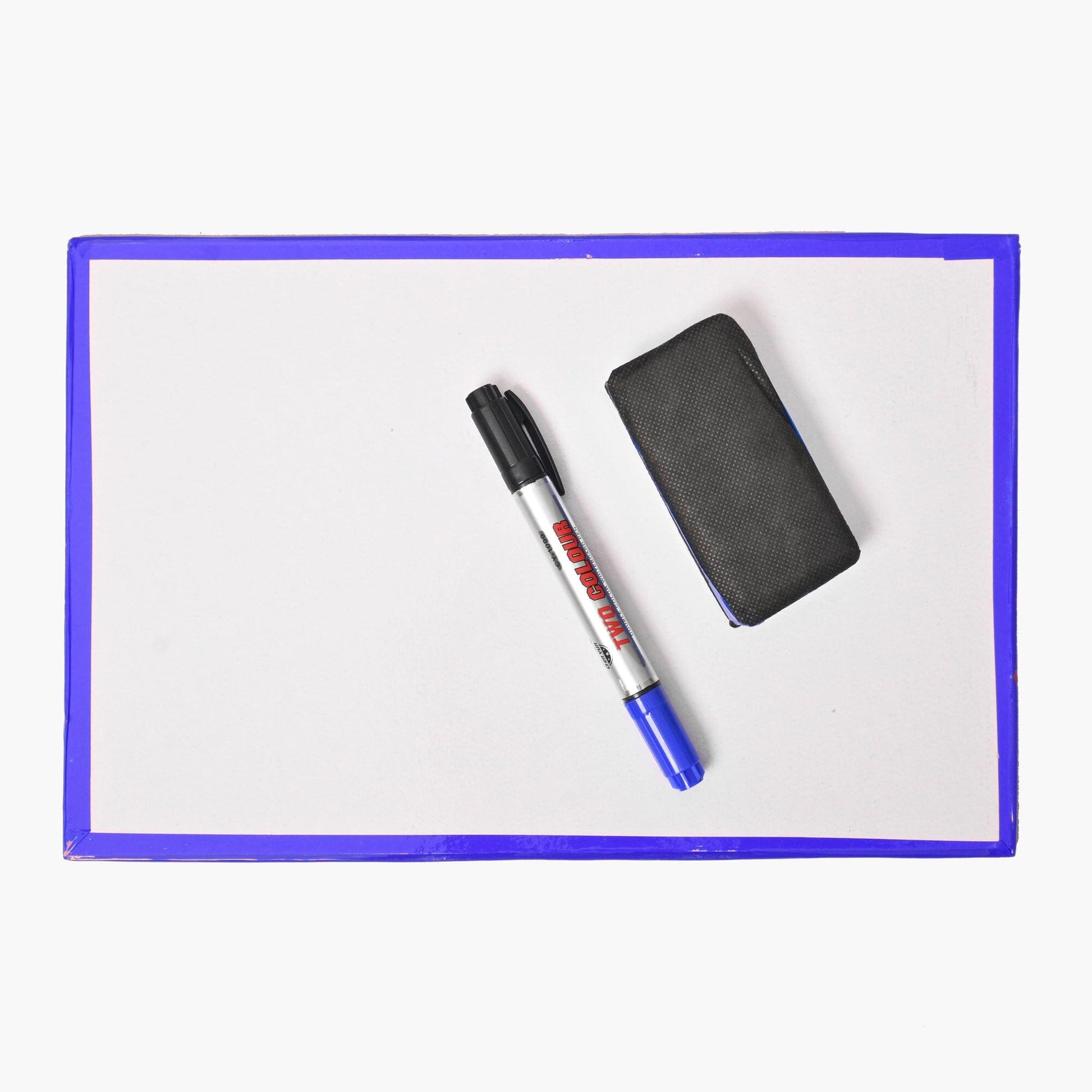 Kid's Dual Sided Premium White Board Stationary & General Accessories SRL Blue 