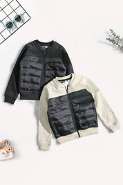 Pep&Co Kid's Contrast Design Bomber Jacket