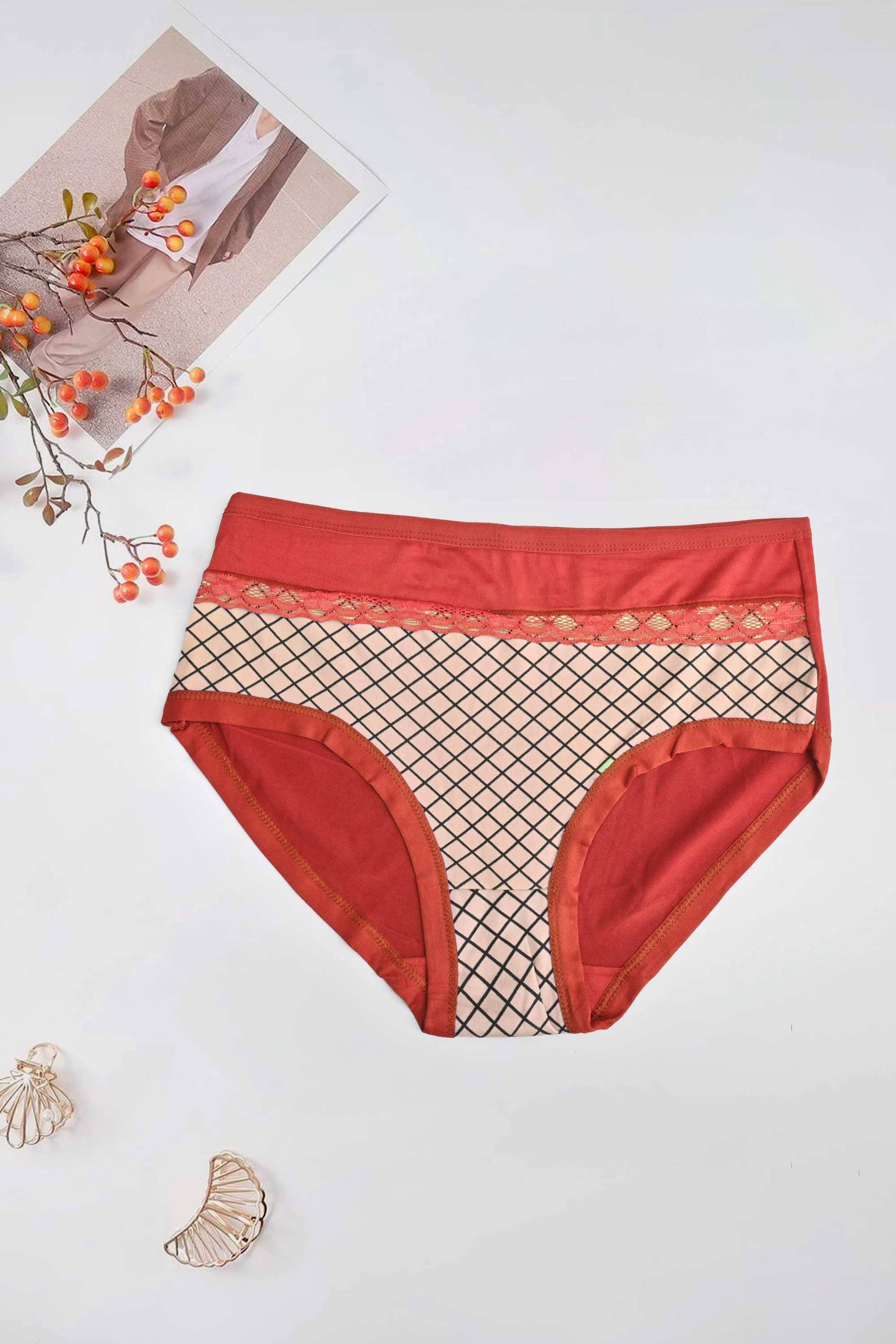 Shuifanxin Women's Lace Design Underwear Panties Women's Panties RAM 