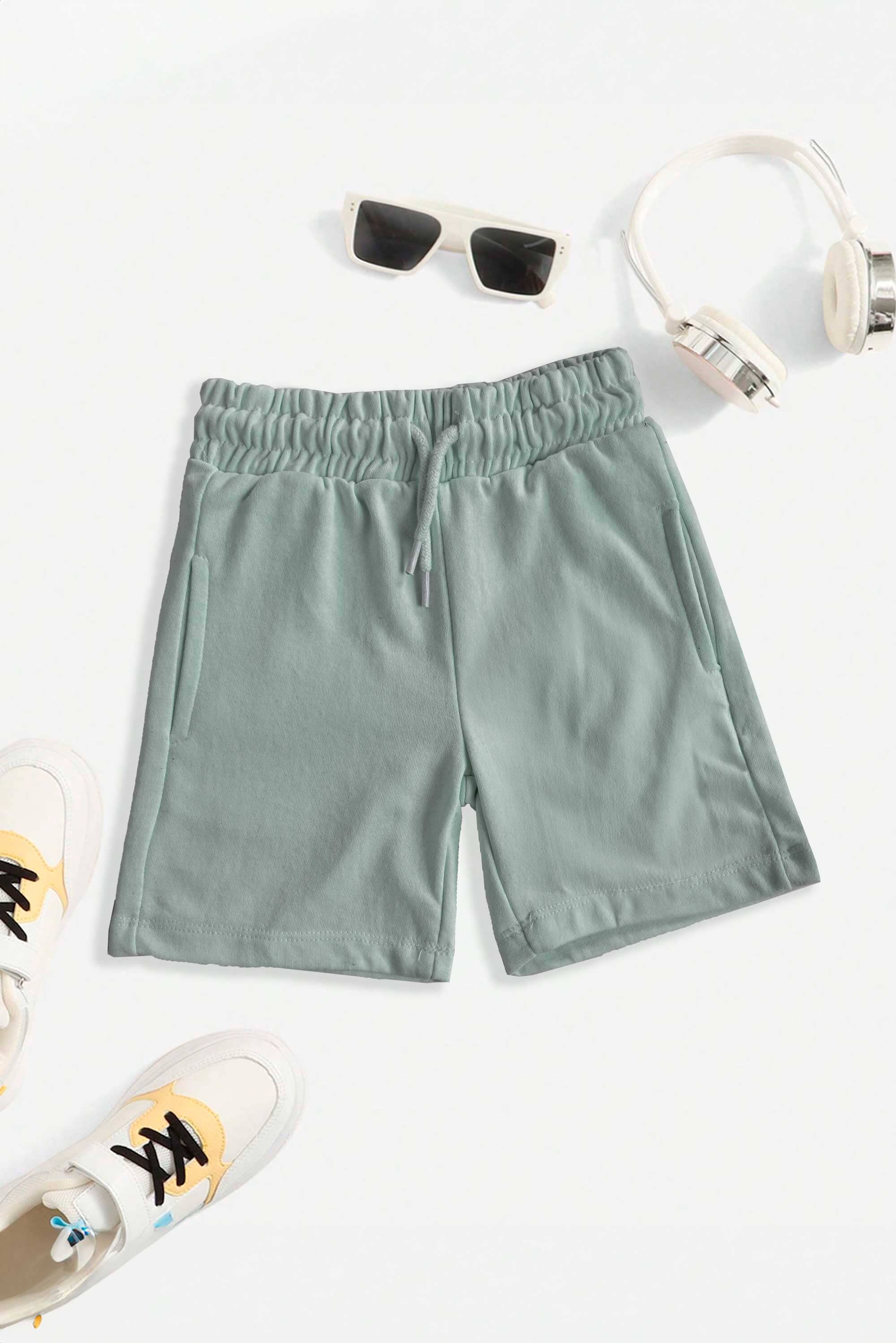 Lefties Kid's Solid Design Maralal Terry Shorts