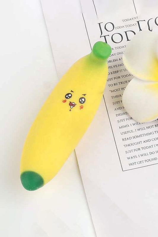Banana & Corn Shape Fidget Autism Stress Relief Squishy Toy Toy RAM 