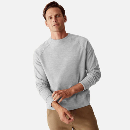 Polo Republica Men's Essentials Raglan Long Sleeve Pique Tee Shirt Men's Tee Shirt Polo Republica Heather Grey S 