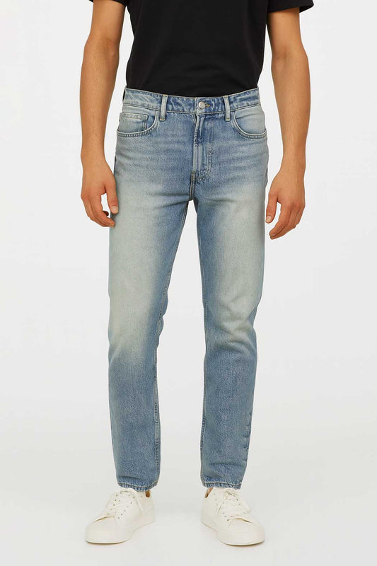 Men's Regular Fit Washed Denim